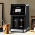 Jesslyn Grind & Brew Coffee Maker with Built-In Grinder 5-Cup | Drip Coffee Machine with 24H Programmable Timer, 3 Grind Settings, Fresh Ground Coffee Maker for Home & Office
