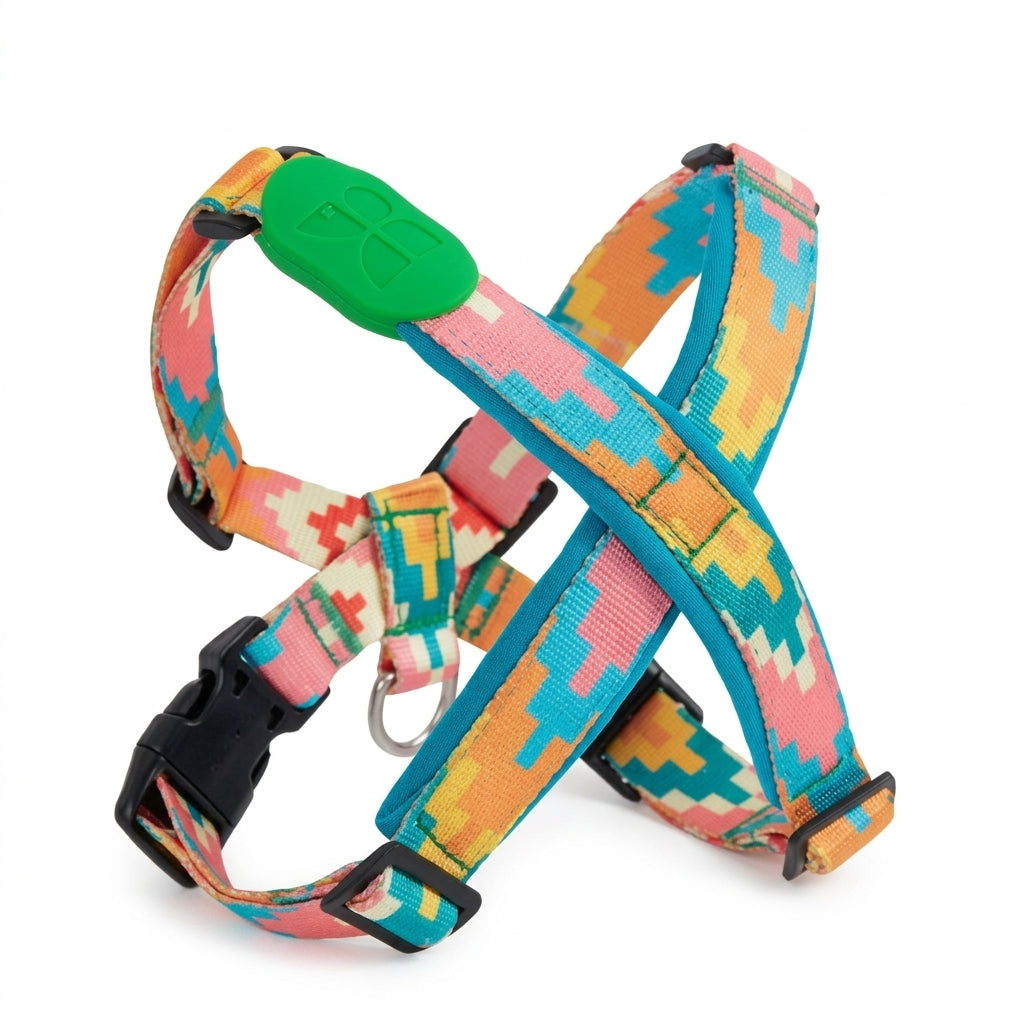Dog Harness, Adjustable X-Style Chest Harness for Walking and Outdoor Activities, Fits Small to Large Dogs