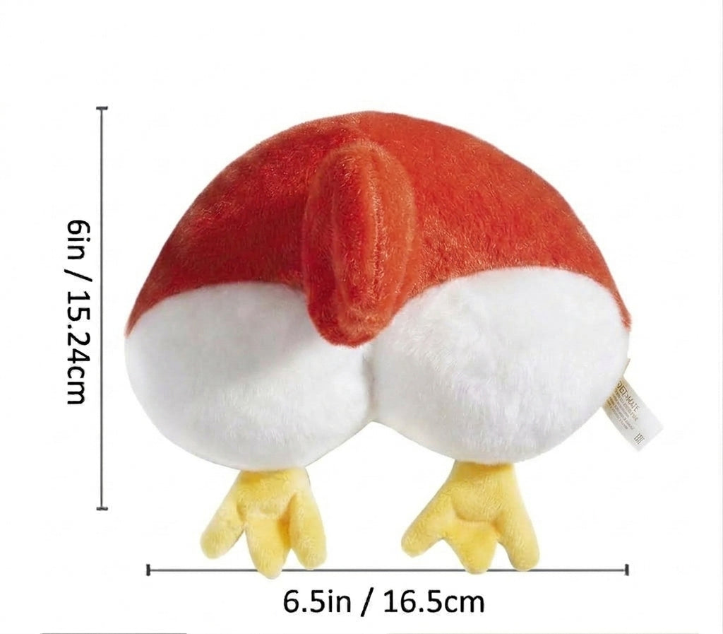 Plush Squeaky Dog Toy, Chick Shaped Stuffed Dog Toy, Soft Interactive Puppy Toy for Indoor Play, Fun Animal Shaped for Dogs