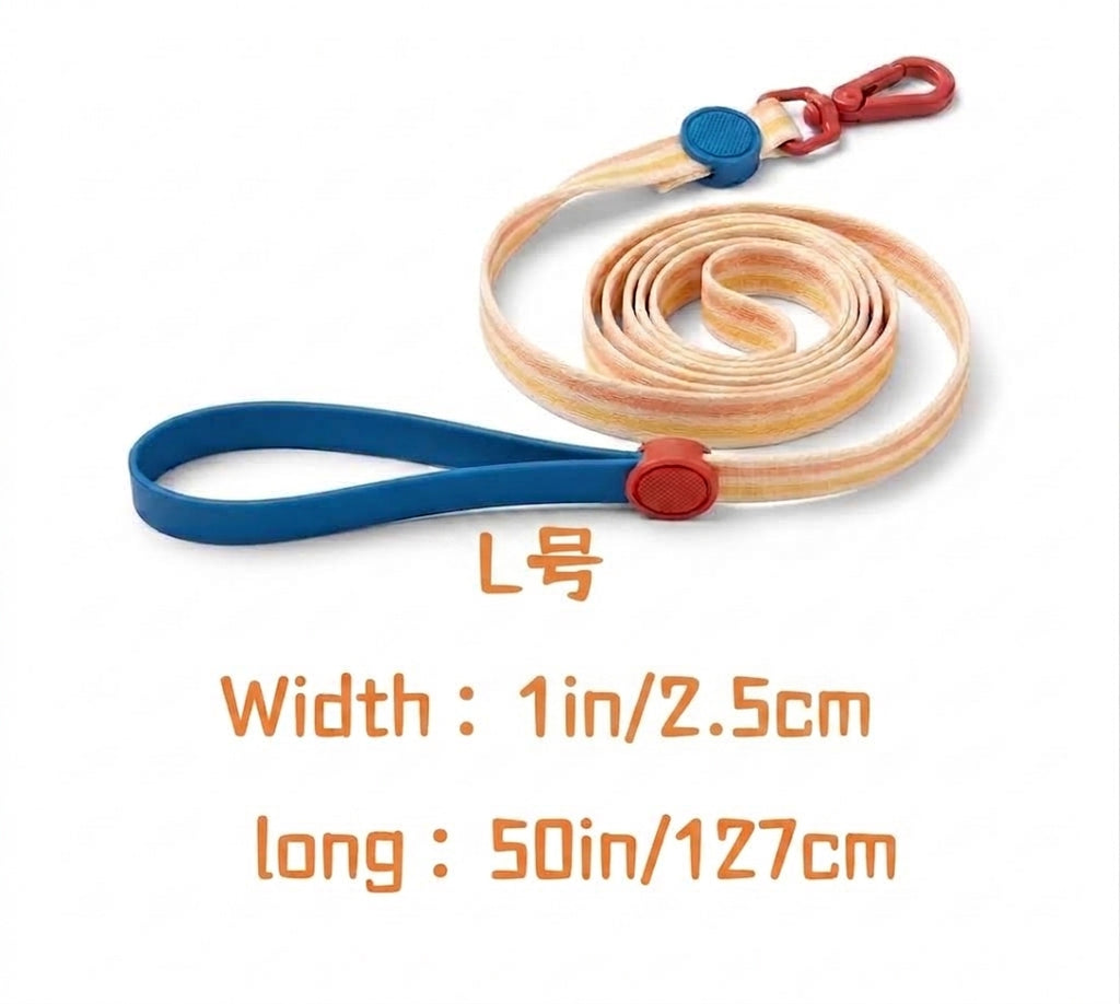 Dog Leash for Small, Medium and Large Dogs, Soft Webbing Pet Walking Lead for Daily Walks, Outdoor Activities, Large Size