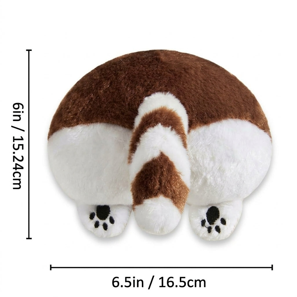 Plush Squeaky Dog Toy, Raccoon Shaped Stuffed Dog Toy, Soft Interactive Puppy Toy for Indoor Play, Fun Animal Shaped for Dogs