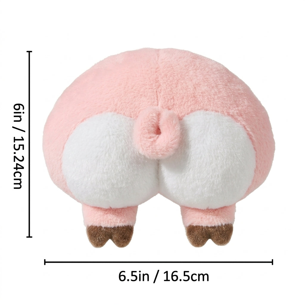 Plush Squeaky Dog Toy, Cute Pig Shaped Stuffed Dog Toy, Soft Interactive Puppy Toy for Indoor Play, Fun Animal Shaped for Dogs
