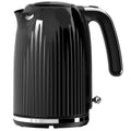 1.7L Electric Kettle 1500W Fast Boiling Stainless Steel Tea Kettle Retro Black