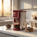 SIFENE 3-in-1 Single Serve Coffee Machine, K-Pod & Tea Brewer, 50 oz, Red