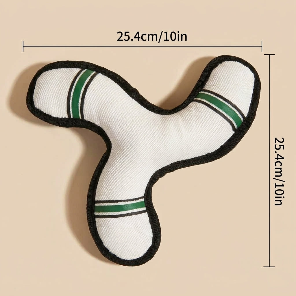 Interactive Squeaky Dog Toy, Dart Shaped Tug and Fetch Toy for Dogs, Soft Pet Toy for Indoor and Outdoor Play
